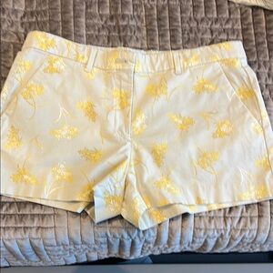 Floral Yellow Women's Shorts